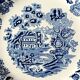 6 vintage ceramic dessert plates, churchill the georgian collecti