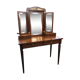 Coiffeuse Louis XVI ronce de noyer 1920