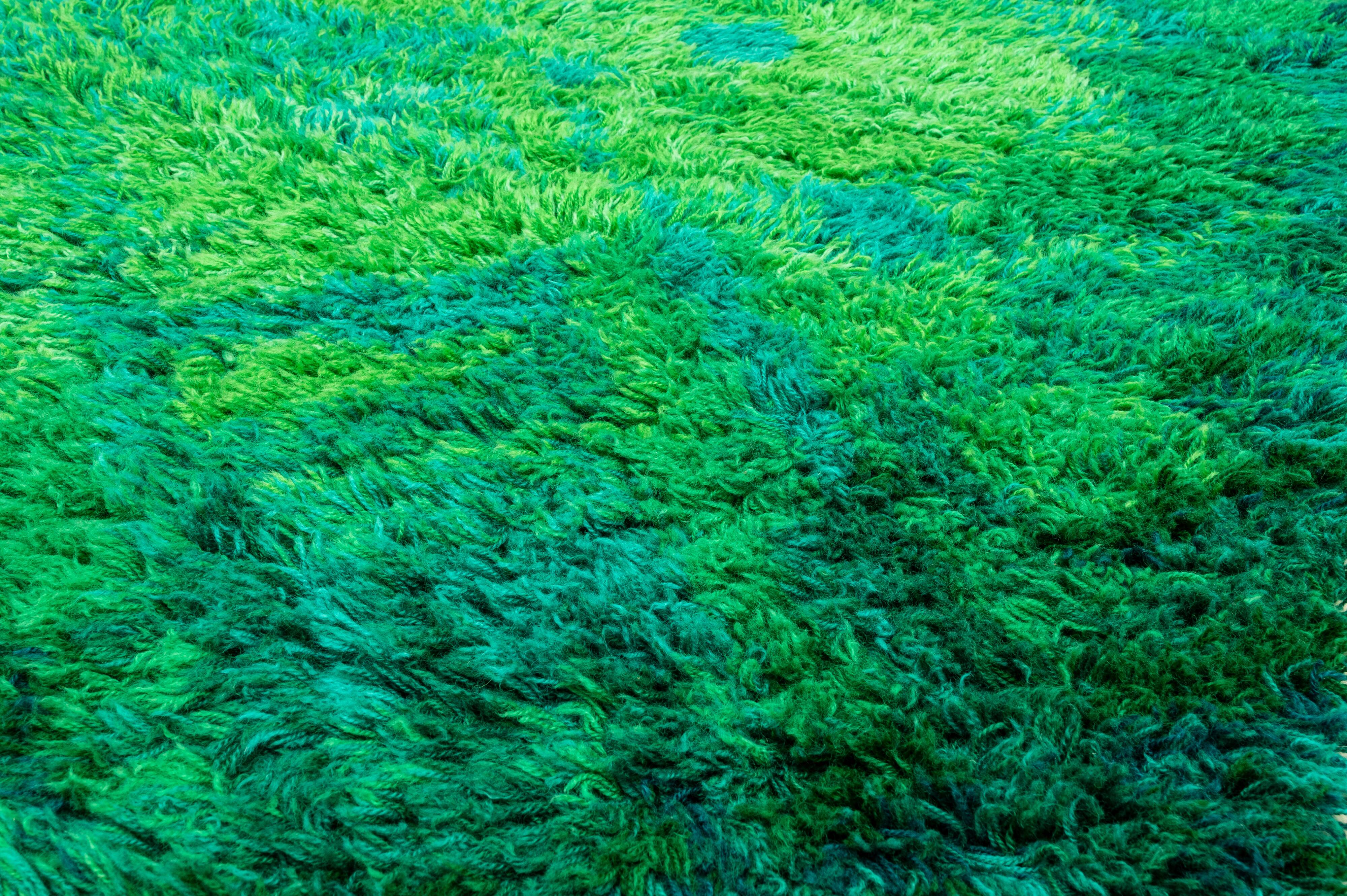 Scandinavian mid-century modern rya rug by Marianne Richter. 200 x 137 cm (79 x 54 in)