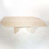 Vintage coffee table in travertine 1970