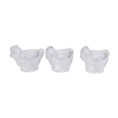 Set de 3 coquetiers WMF en verre