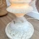 Lampe colonne en albâtre sculpté - années 1960/1970