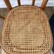 Set of 4 cane chairs in bentwood and honey-coloured cane thonet early 20th century
