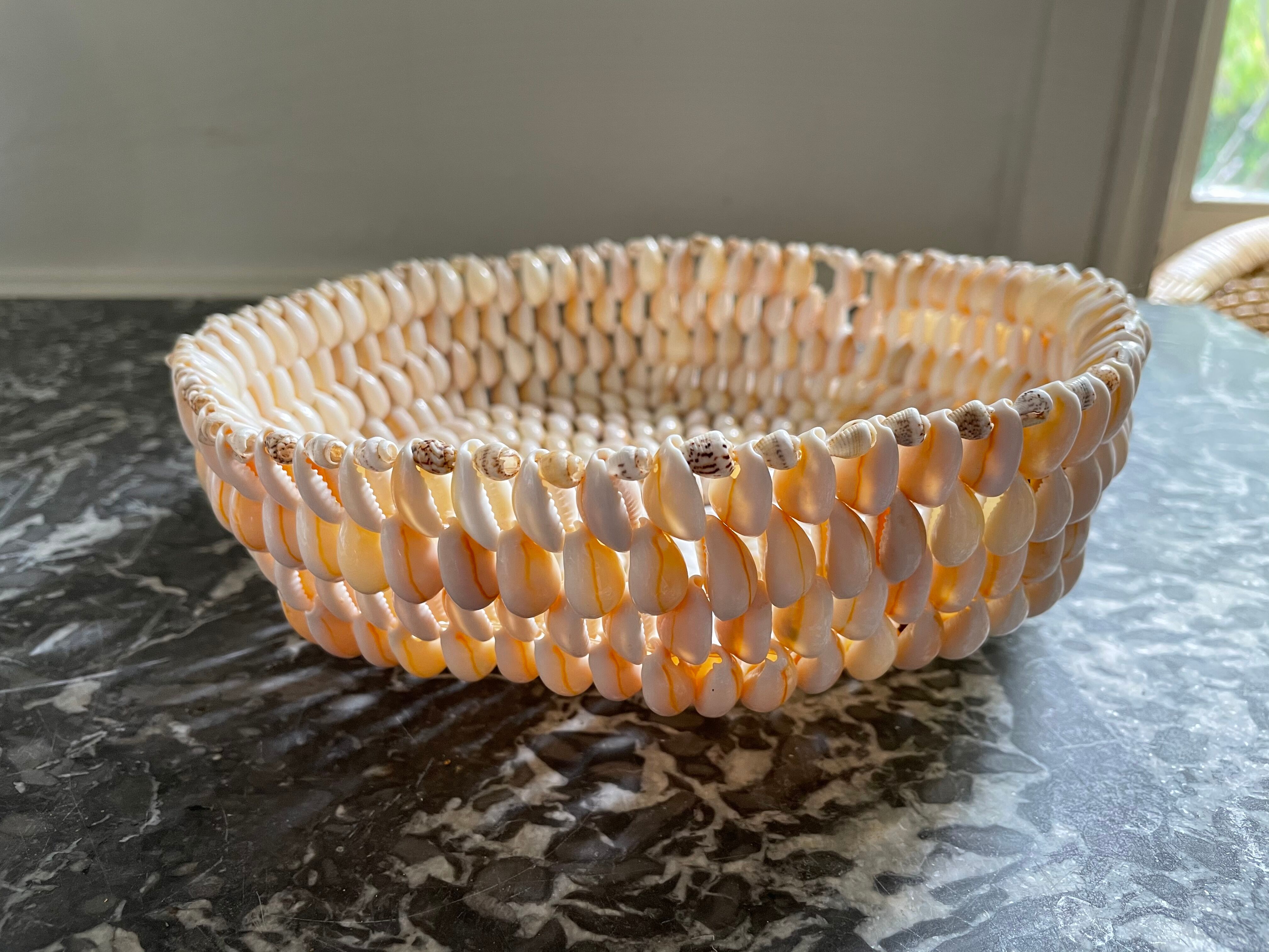 Seashell basket