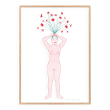 Bloom, A4 Risograph, numbered and signed