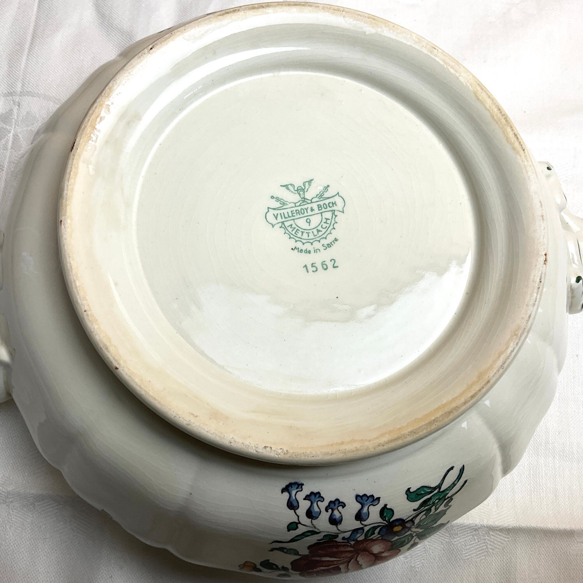 Former Vegetable Soup Pot Villeroy and Boch Mettlach Saarland