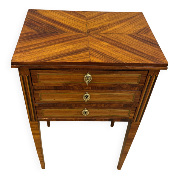 Petite table chiffonnière de style Louis XVI