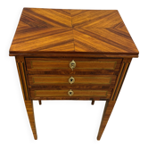 Small chiffonnier table in Louis XVI style.