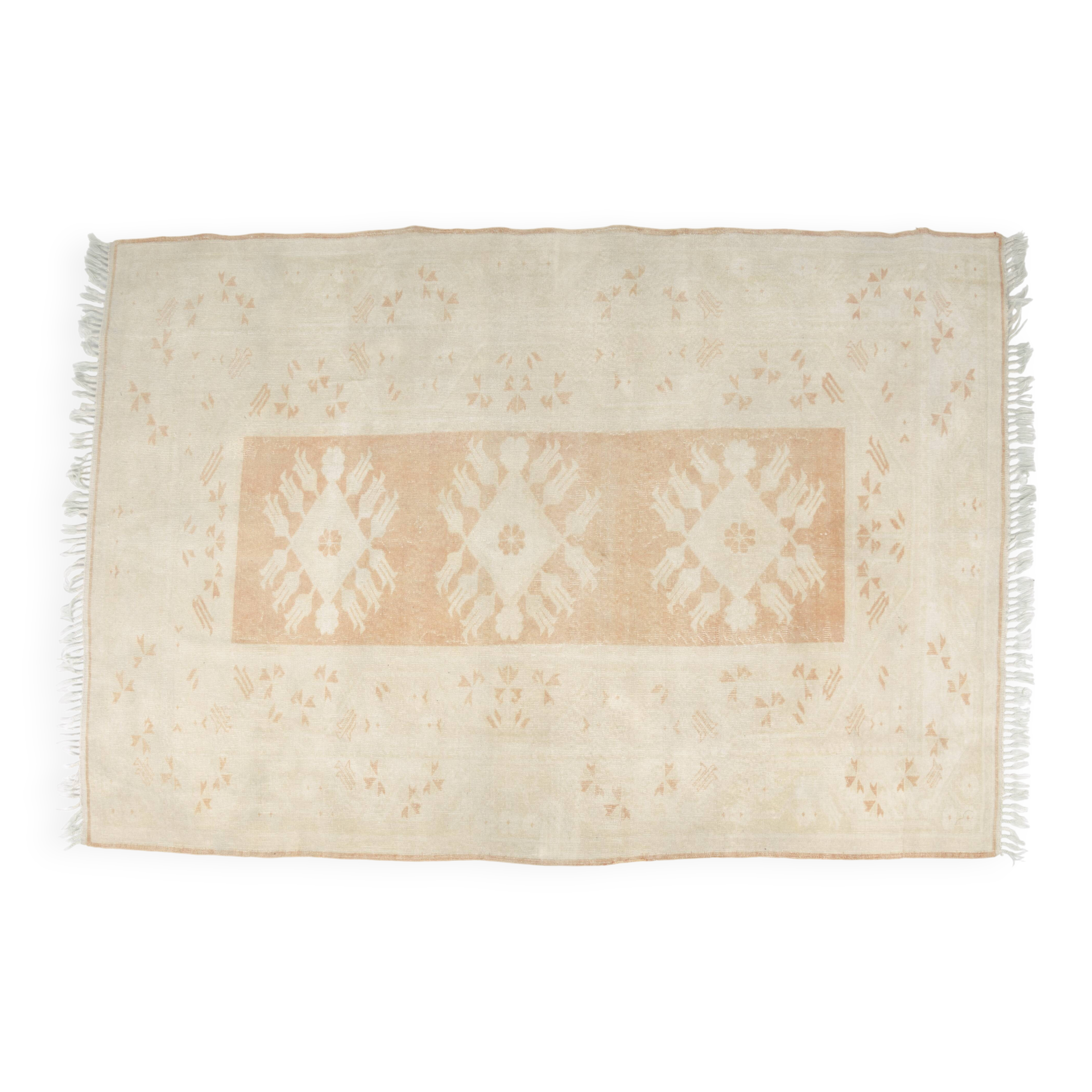 Oushak Anatolian Floral Carpet