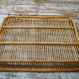Vintage rattan tray