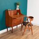 Danish Teak Mid Century Bureau Writing Desk ,Vanity Dressing Table