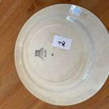 Assiettes plates gien modèle gilles