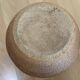 Vase boule terre cuite, couleur ocre