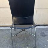 Set of 6 Matteo Grassi leather chairs