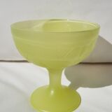 Set de 2 coupelles à dessert vintage en verre opalin dépoli opalin par luminarc