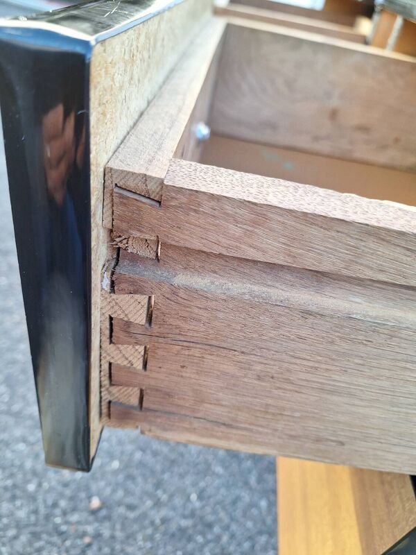 Paire de tables de chevet vintage