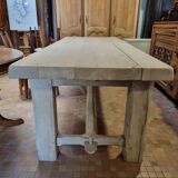 Brutalist oak table