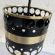 VINTAGE UMBRELLA STAND: BLACK & GOLD