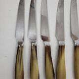 Set of 12 horn handle knives