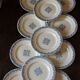 Lot 12 flat plates Iron Earth Blue Clairefontaine Greek