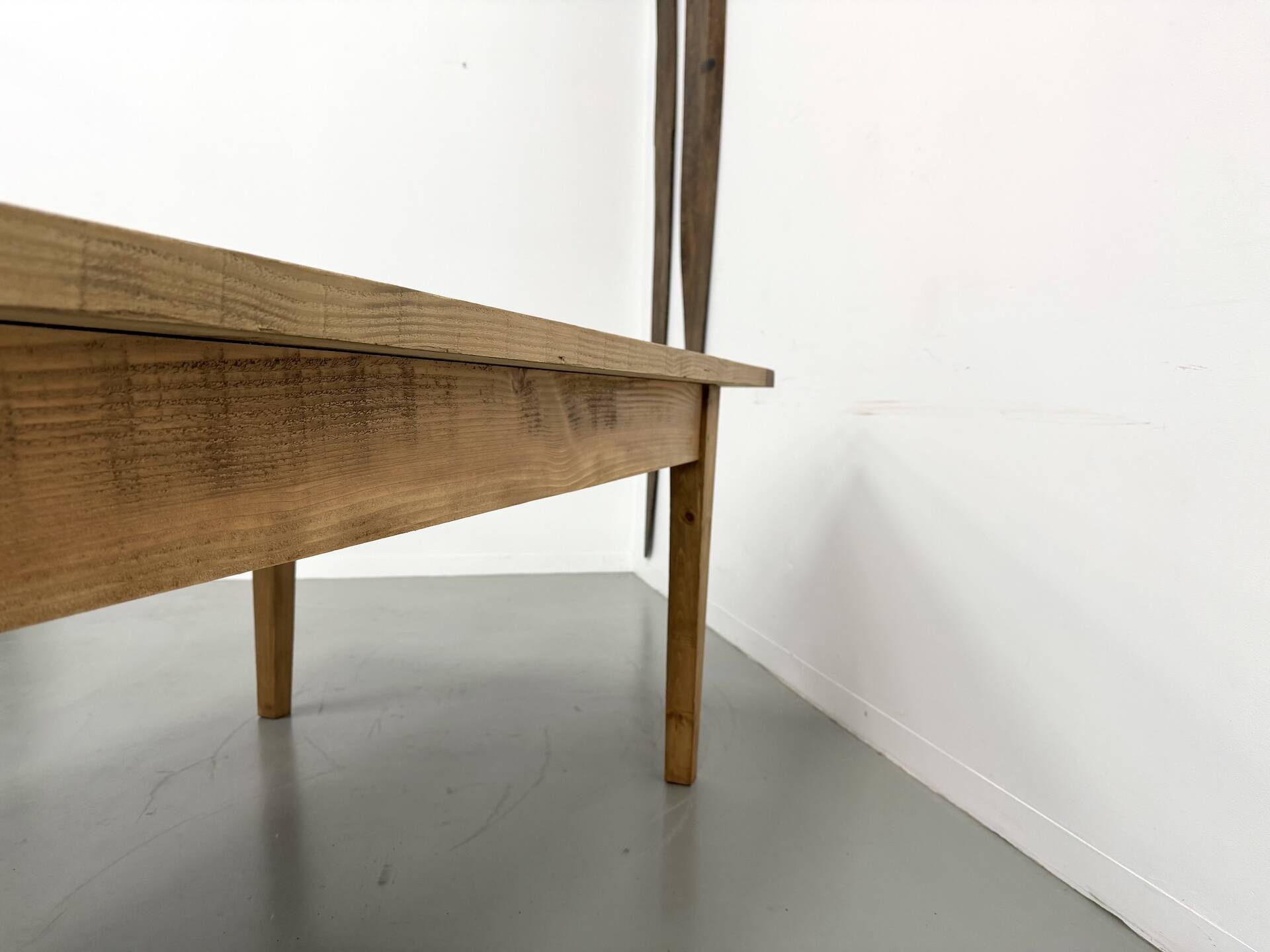 Monumental XXL Pine Farmhouse Table (3.20m) – 1970s