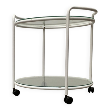 Desserte ou Table d'Appoint en Verre Postmoderne