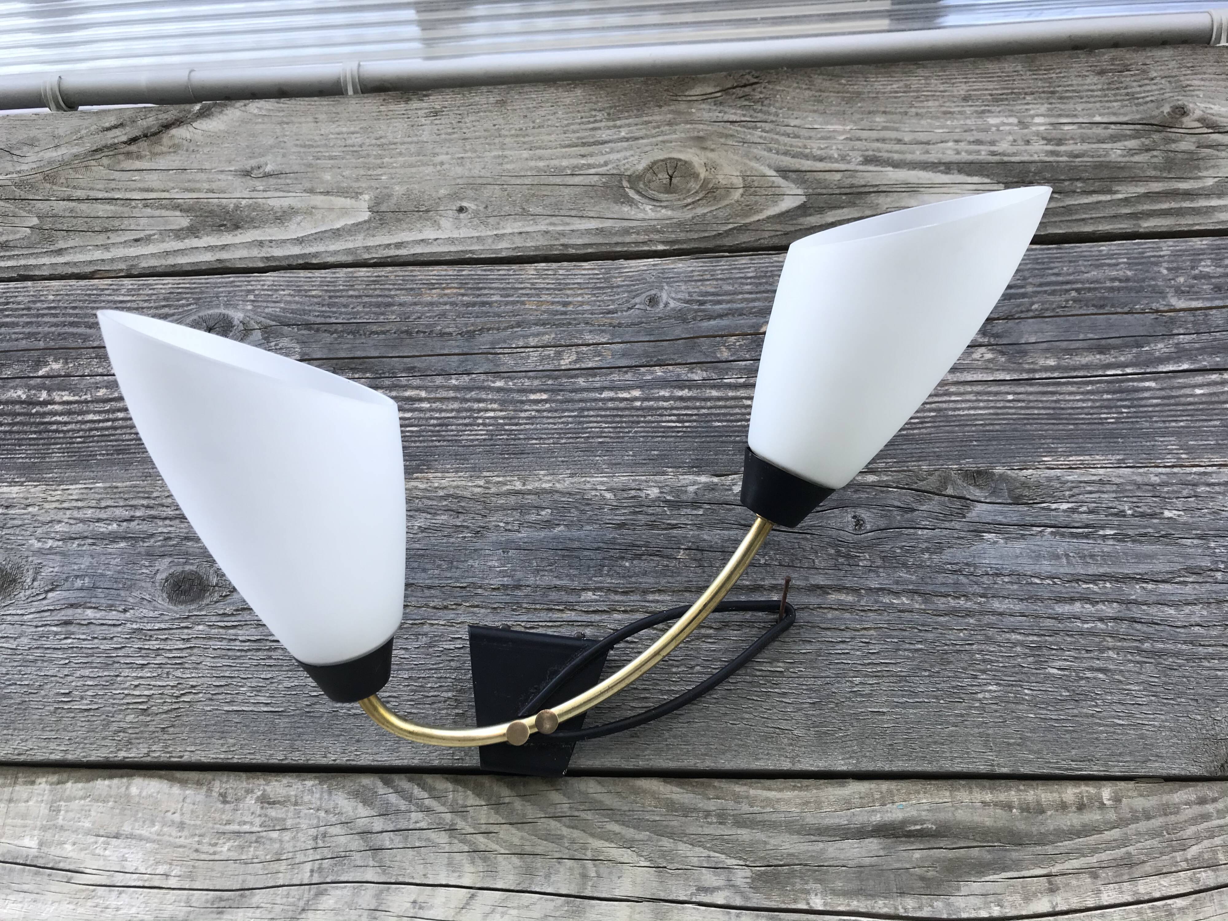 Pair of 50s wall light