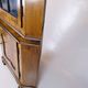 Antique display case/corner cabinet - Baroque style - walnut - glass door with bars - circa 1900
