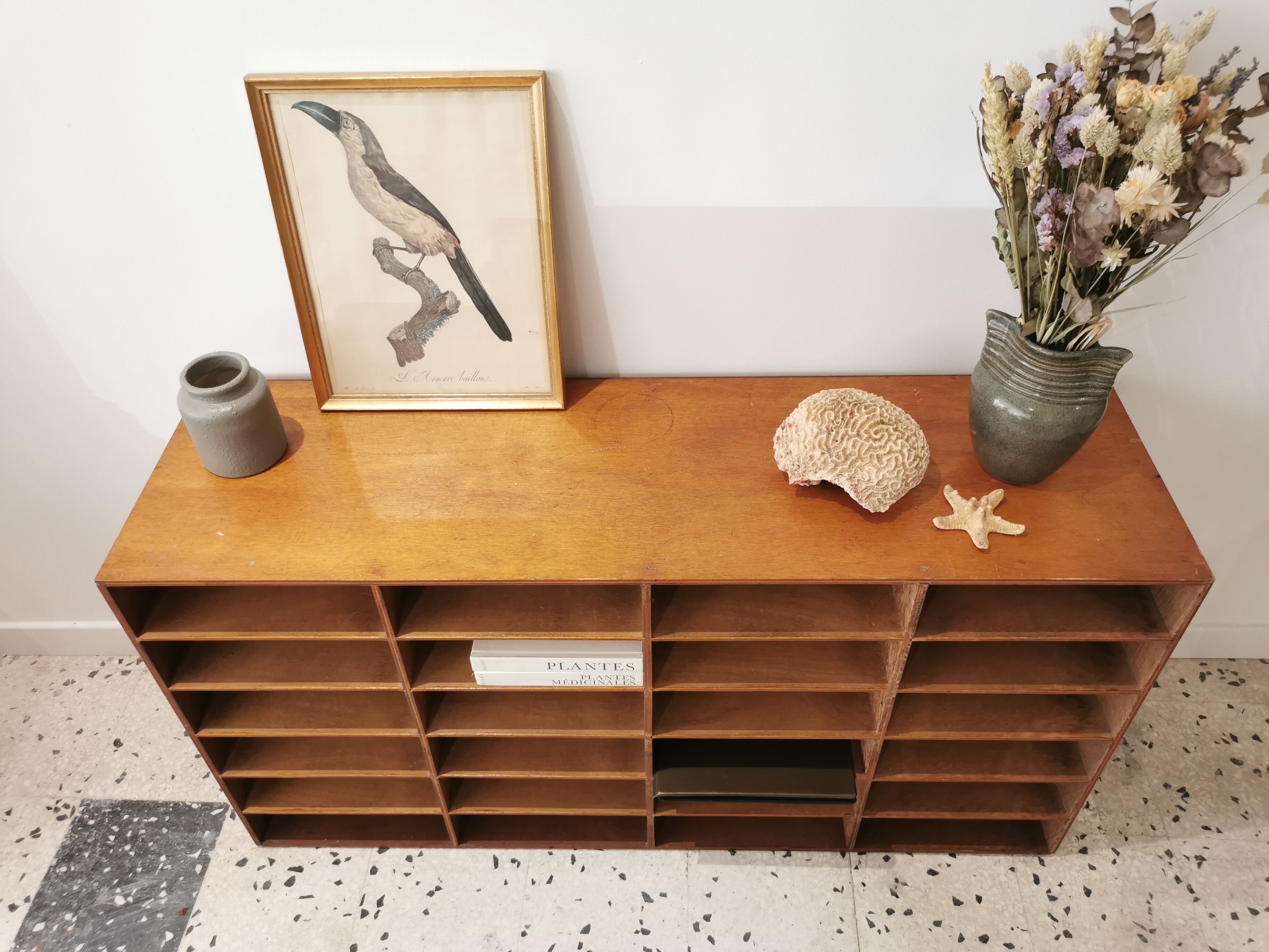 Vintage wooden sorting furniture