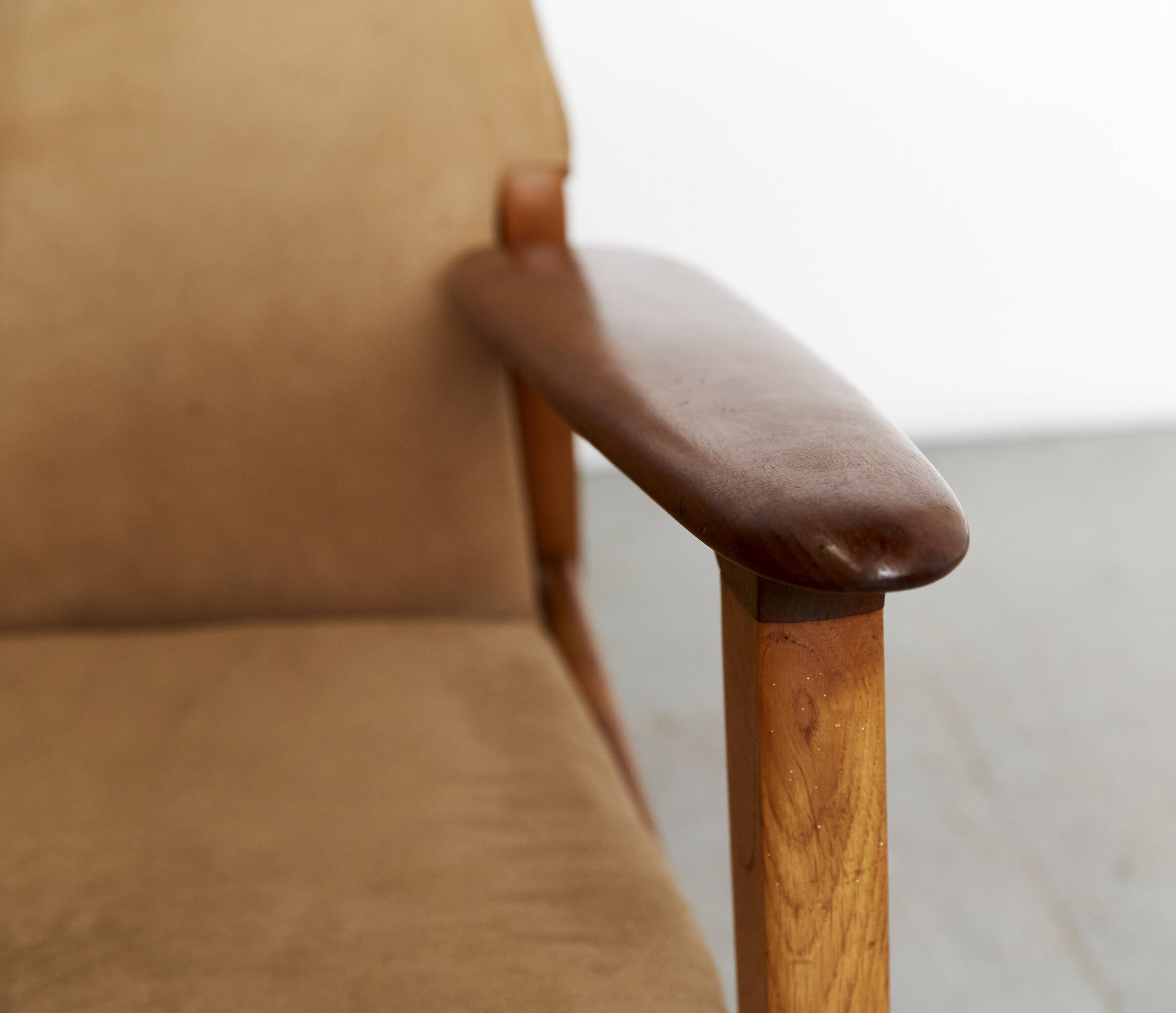 Pair Hans Olsen Easy Chairs for Verner Birkholm