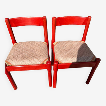 Chaises Carimate de Vico Magistretti  pour Cassina