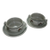 2 bowls with small plates in Korean stoneware