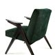 Green armchair by Józef Chierowski, 1970