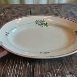 Plat ovale  Ancien.Orchier