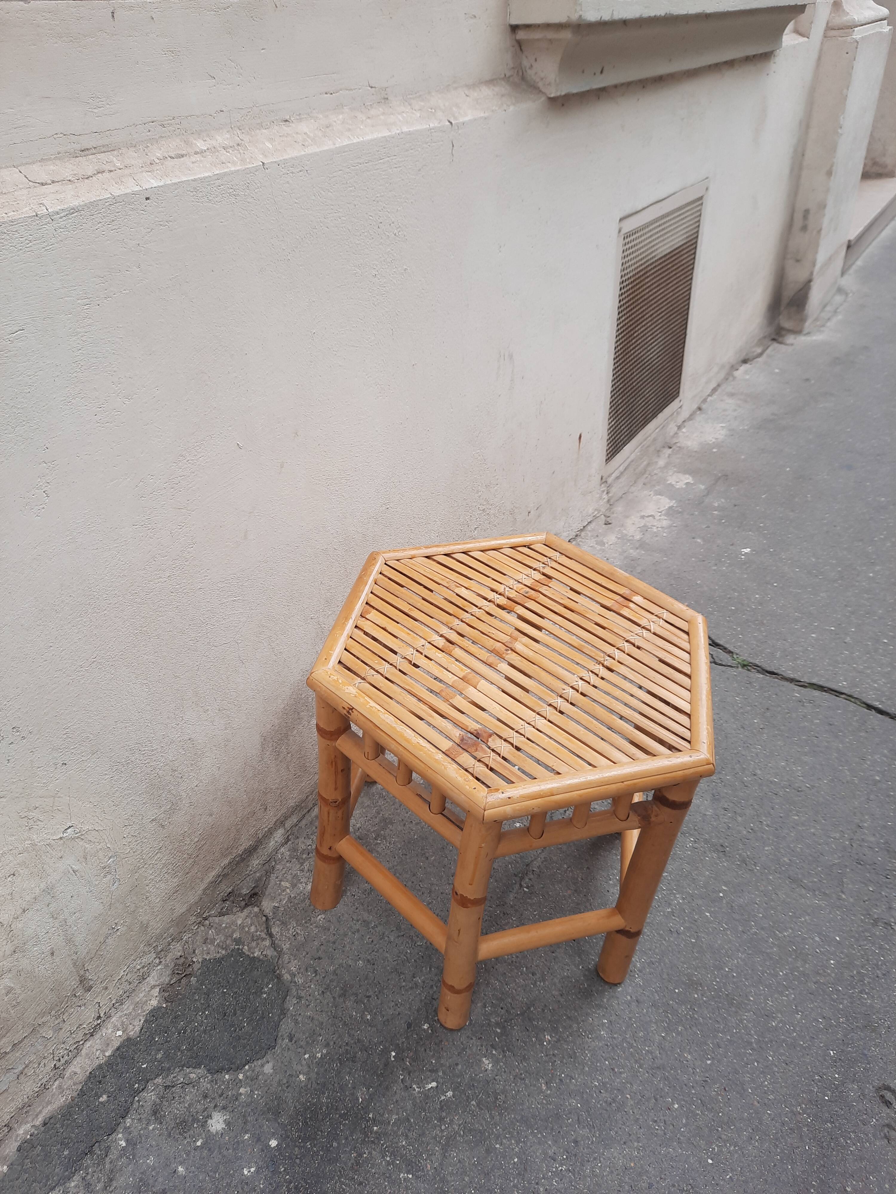 Bamboo table