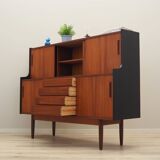 Teak highboard, Danish design, 1960s, production: Denmark