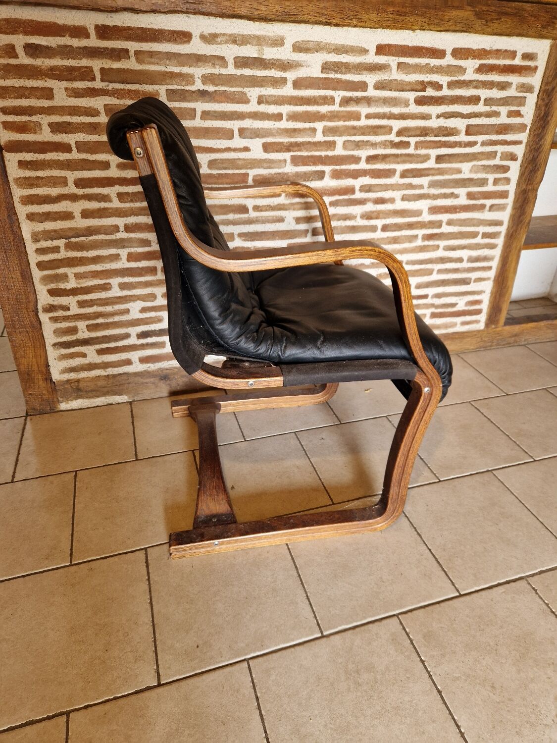 Rare set of 4 vintage design chairs from Finland by Asko.