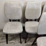 6 chaises en Skaï style scandinave