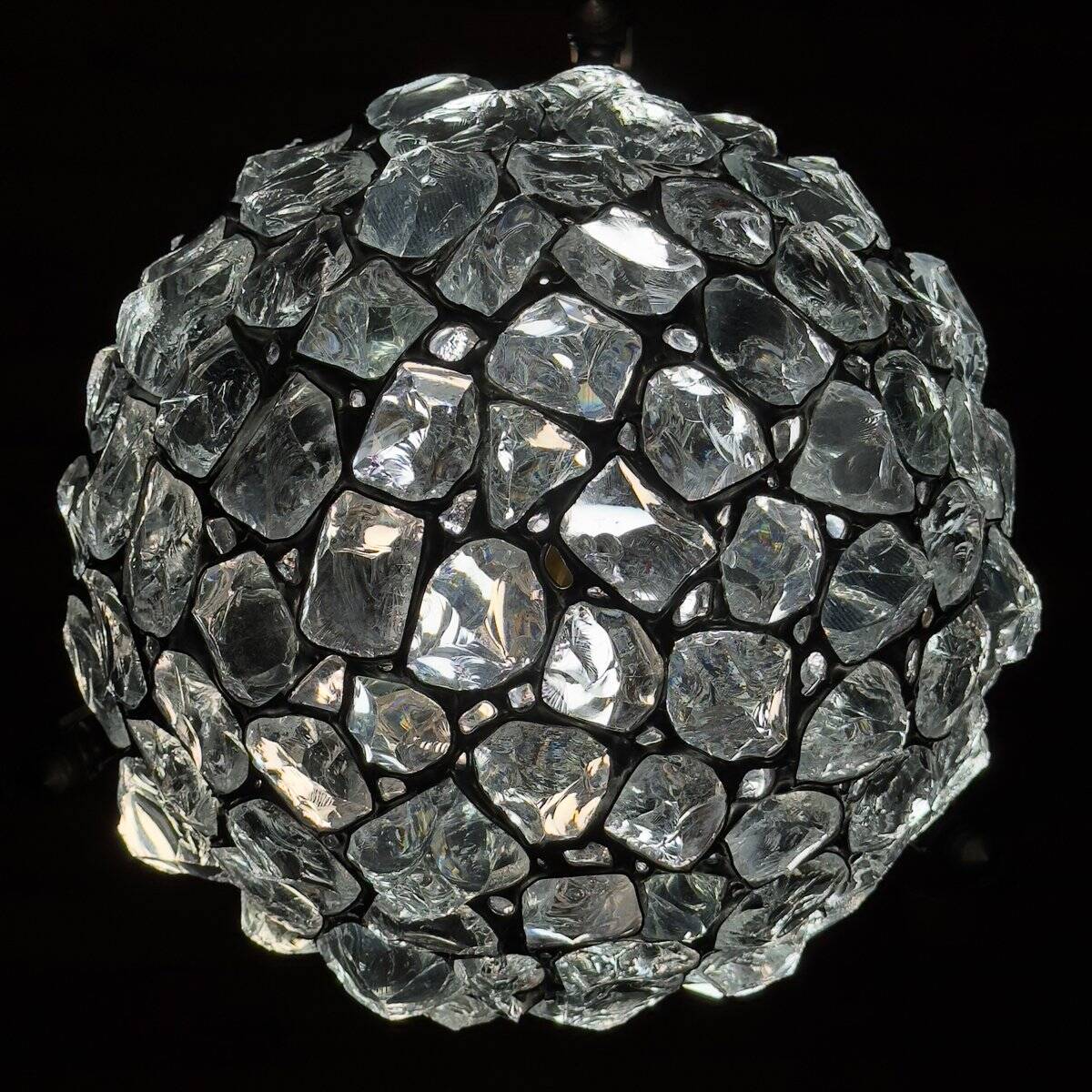 Antique style Art Nouveau chandelier with chains, Austria, 1890s