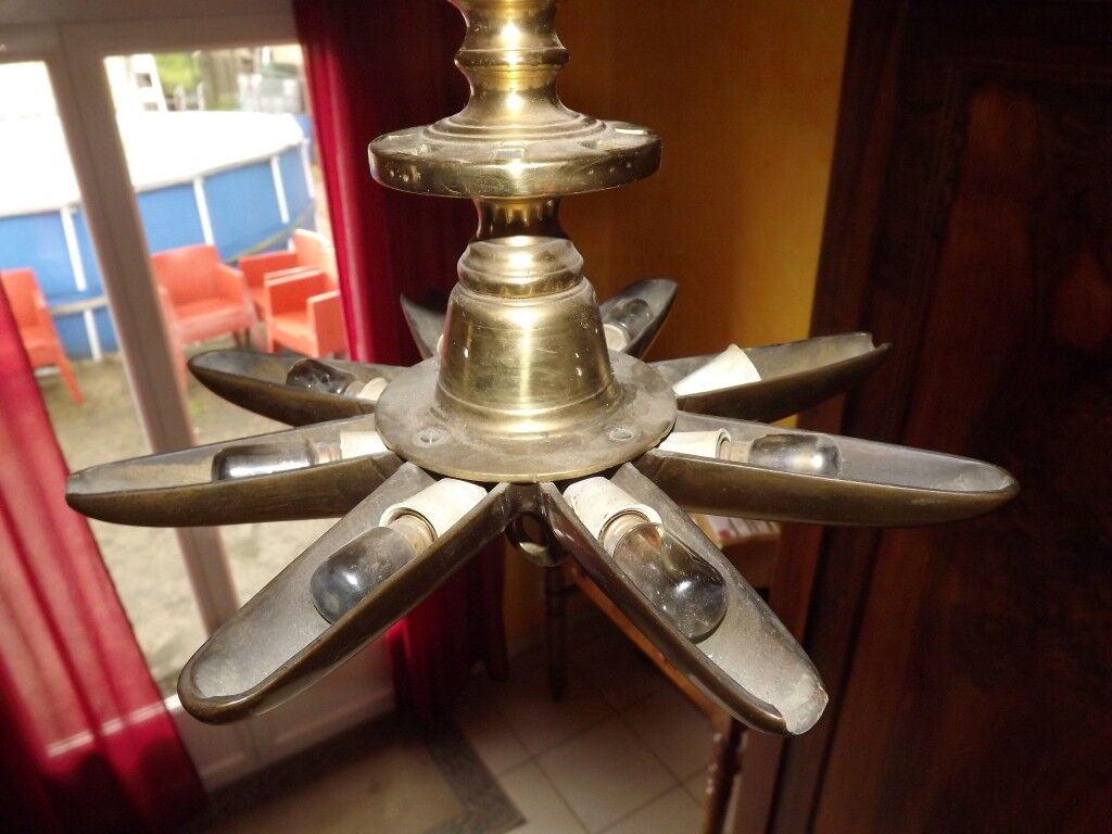 Art deco Bronze suspension