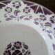 Plat Digoin Sarreguemines violet