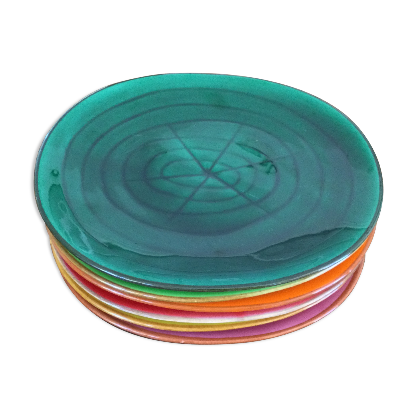 Dessert plate creation Ferlay Vallauris