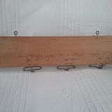 Vintage coat rack 3 pegs