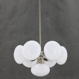 1970s Chrome Plated 7-Flamming Sputnik by Kamenicky Senov, Czechoslovakia