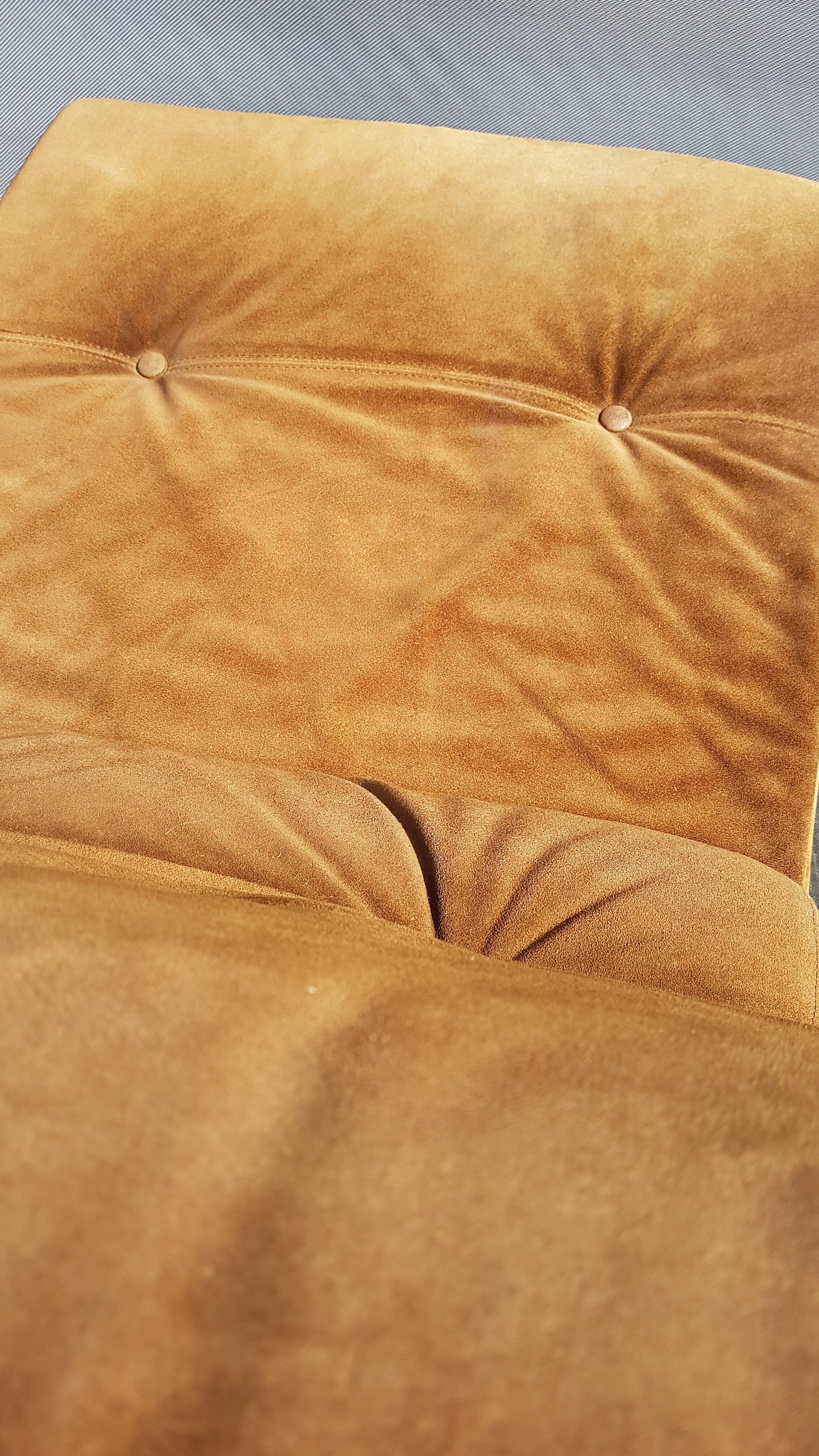 Armchair Jacques Charpentier chocolate skin