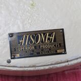 Vintage english butlers porthole convex mirror