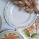 Assiettes à dessert Longwy et St Amand décore de fleurs