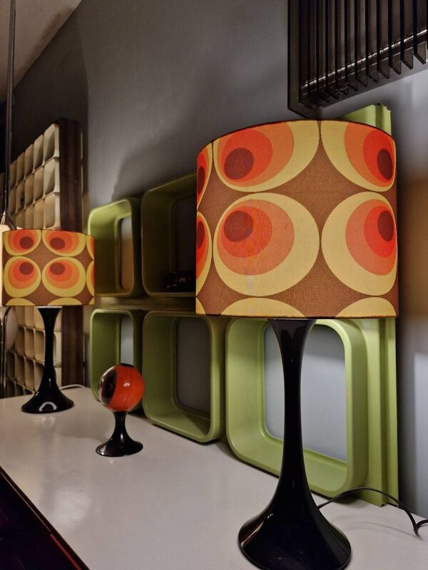 Paire de Lampes Paloma Habitat Vintage 80