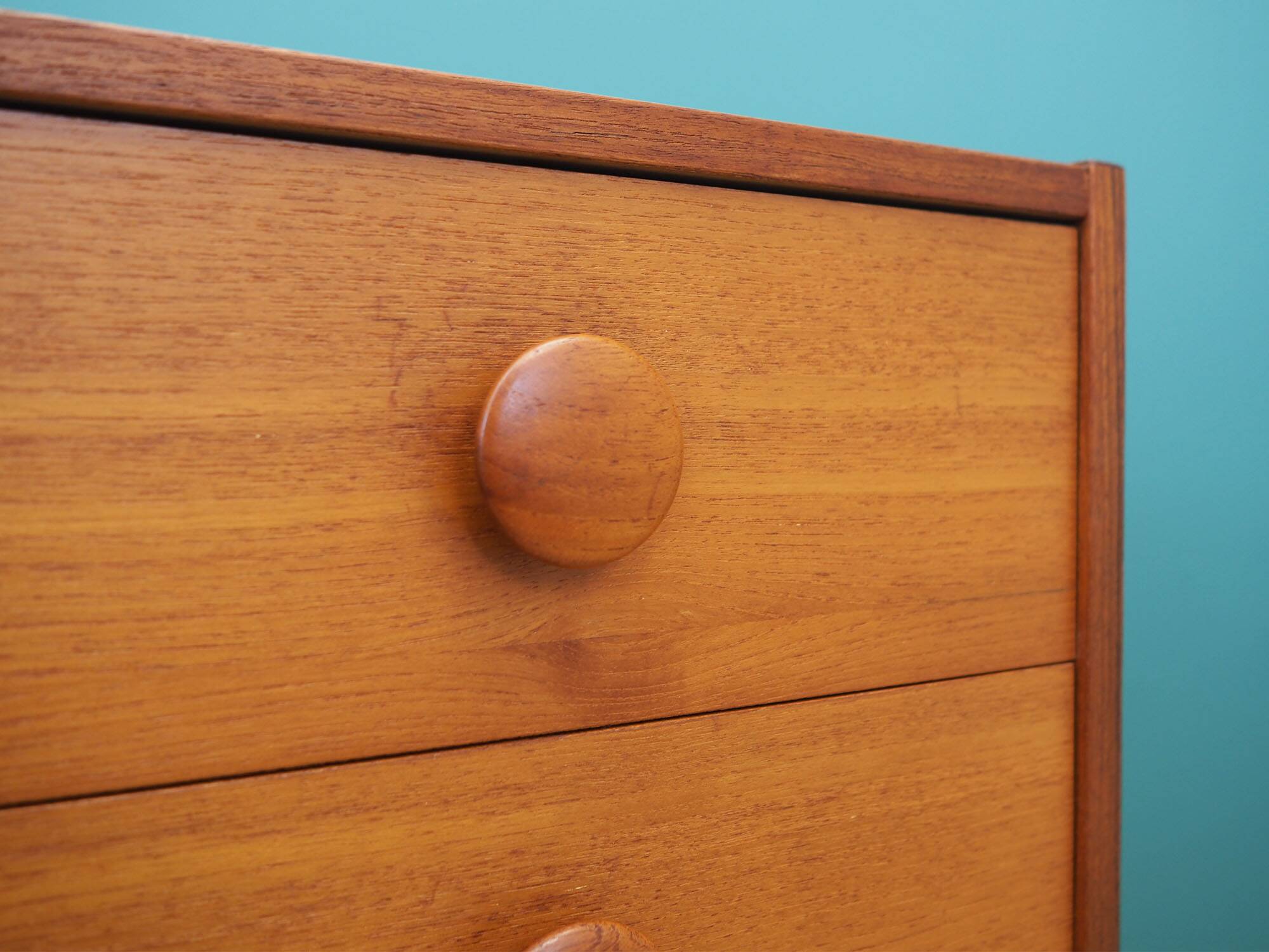 Teak chest of drawers, Danish design, 1960s, production: Denmark