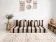 Brown striped kilim floor cushion – handwoven wool, cream base